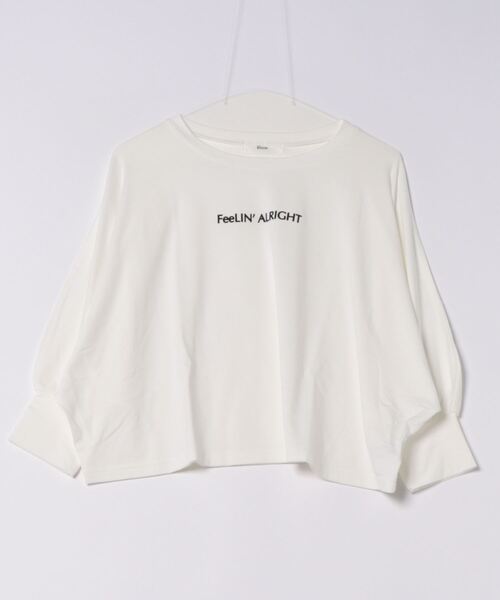 Elura（エルーラ）の「ロゴドルマンTシャツ/117142（Tシャツ/カットソー・レディース・オフホワイト/ブラック・FREE）」の21枚目の写真