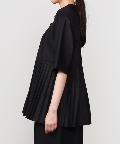 Bshop（ビショップ）の「eunoia | コットン ハーフスリーブプリーツ