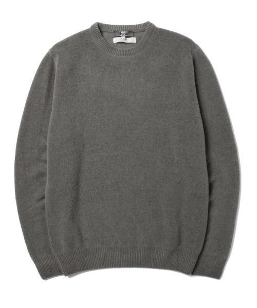 BEAMS LIGHTS Men's(ビームスライツ メンズ)の「Fibertex×BEAMS LIGHTS / 別注 クルーネックニット(ニット/セーター・メンズ・ブルー/ピンク/チャコールグレー・LARGE/SMALL/MEDIUM)」の6枚目の写真