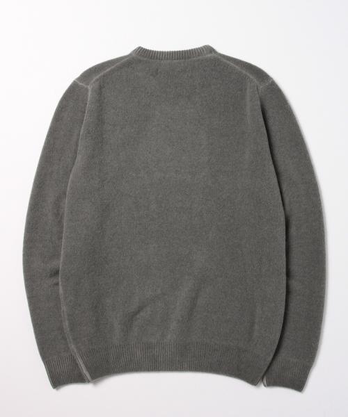 BEAMS LIGHTS Men's(ビームスライツ メンズ)の「Fibertex×BEAMS LIGHTS / 別注 クルーネックニット(ニット/セーター・メンズ・ブルー/ピンク/チャコールグレー・LARGE/SMALL/MEDIUM)」の16枚目の写真