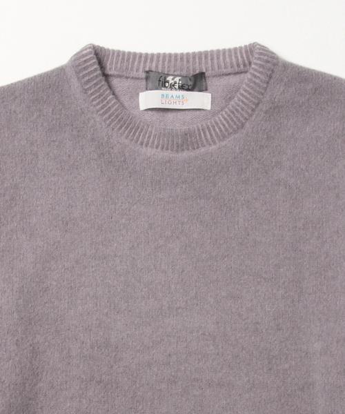 BEAMS LIGHTS Men's(ビームスライツ メンズ)の「Fibertex×BEAMS LIGHTS / 別注 クルーネックニット(ニット/セーター・メンズ・ブルー/ピンク/チャコールグレー・LARGE/SMALL/MEDIUM)」の17枚目の写真