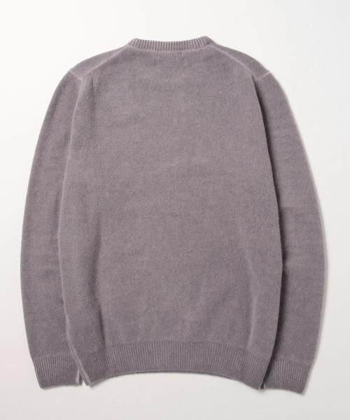 BEAMS LIGHTS Men's(ビームスライツ メンズ)の「Fibertex×BEAMS LIGHTS / 別注 クルーネックニット(ニット/セーター・メンズ・ブルー/ピンク/チャコールグレー・LARGE/SMALL/MEDIUM)」の10枚目の写真
