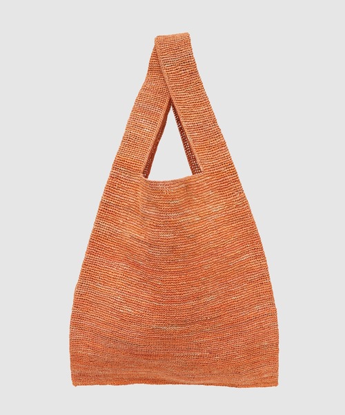 seya.（セヤ）の「RAFFIA SHOPPING BAG（トートバッグ・レディース・ブラウン・F）」の4枚目の写真