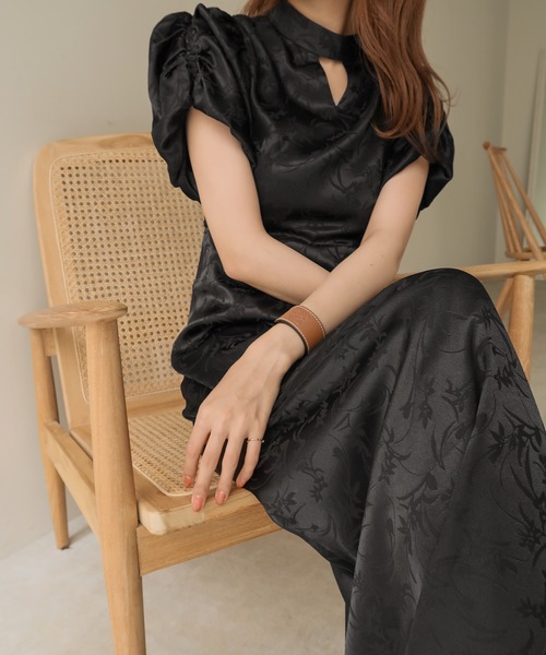 mideal（マイディール）の「gather shoulder one-piece
