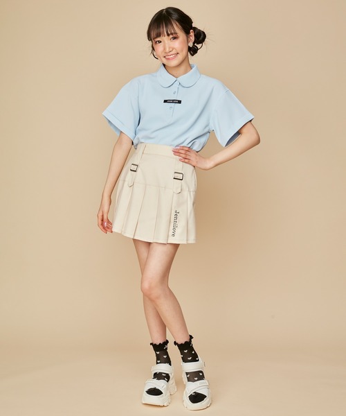 JENNI love（ジェニィラブ）の「2wayタイ付きブラウス（シャツ/ブラウス・キッズ・サックスブルー/ピンク/オフホワイト・160cm/150cm/140cm/130cm）」の5枚目の写真