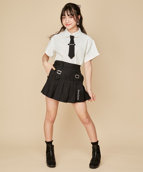 JENNI love（ジェニィラブ）の「2wayタイ付きブラウス（シャツ/ブラウス・キッズ・サックスブルー/ピンク/オフホワイト・160cm/150cm/140cm/130cm）」の10枚目の写真