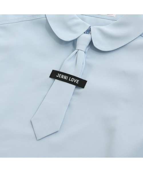 JENNI love（ジェニィラブ）の「2wayタイ付きブラウス（シャツ/ブラウス・キッズ・サックスブルー/ピンク/オフホワイト・160cm/150cm/140cm/130cm）」の18枚目の写真