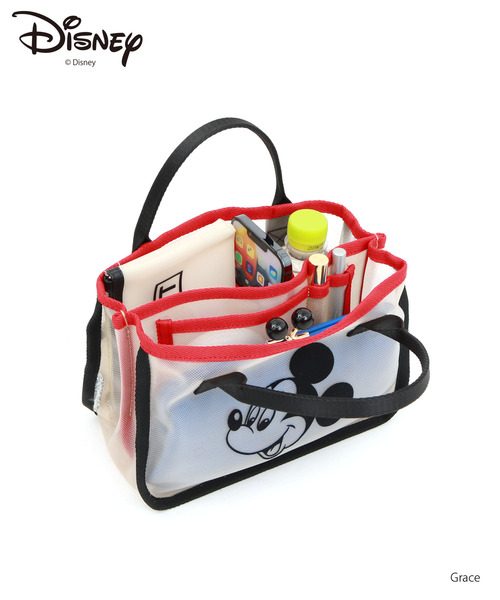 cache cache(カシュ カシュ)の「カシュカシュ cachecache / 【Disney】フェイスアートバッグインバッグ(ハンドバッグ・レディース・レッド/ピンク・FREE)」の10枚目の写真