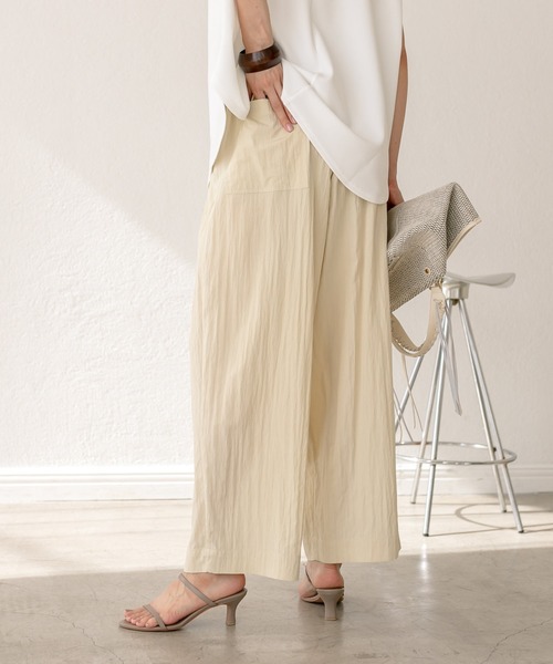 RIVE DROITE（リヴドロワ）の「ヴィンテージワッシャーイージーパンツ（その他パンツ・レディース・ベージュ/グレー・38/36）」の9枚目の写真