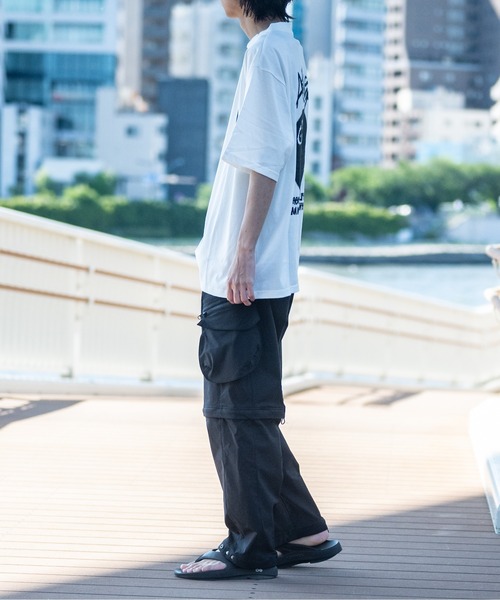 JOHN'S CLOSET（ジョンズクローゼット）の「【13】ビリヤードボール プリント ビッグTシャツ（Tシャツ/カットソー・メンズ・ブルー/ラベンダー/ホワイト系1/ホワイト系2/ホワイト系3/ブラック系1/ブラック系2/ブラック系3/スモークピンク・MEDIUM/LARGE）」の22枚目の写真