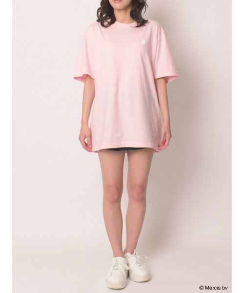 MIIA(ミーア)の「miffy バイカラーロゴプリントTシャツ(Tシャツ/カットソー・レディース・ピンク・FREE/SHORT)」の15枚目の写真