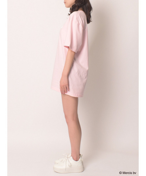 MIIA(ミーア)の「miffy バイカラーロゴプリントTシャツ(Tシャツ/カットソー・レディース・ピンク・FREE/SHORT)」の18枚目の写真