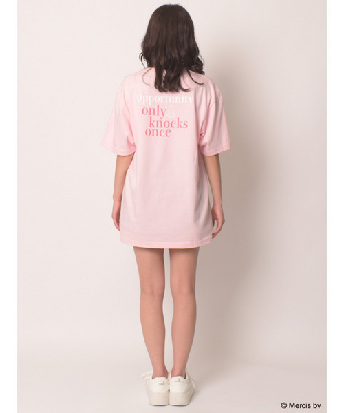 MIIA(ミーア)の「miffy バイカラーロゴプリントTシャツ(Tシャツ/カットソー・レディース・ピンク・FREE/SHORT)」の19枚目の写真