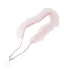 Grandedge（グランドエッジ）の「チュールフリルストラップ スマホショルダー スマホアクセサリー（スマホグッズ）」