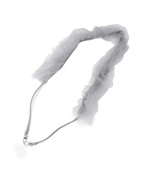 Grandedge（グランドエッジ）の「チュールフリルストラップ スマホショルダー スマホアクセサリー（スマホグッズ）」