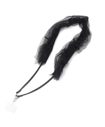 Grandedge（グランドエッジ）の「チュールフリルストラップ スマホショルダー スマホアクセサリー（スマホグッズ）」