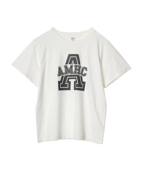 AMERICAN HOLIC(アメリカンホリック)の「アルファベット TEE①(Tシャツ/カットソー・レディース・オフホワイト/ネイビー・M/L)」の20枚目の写真