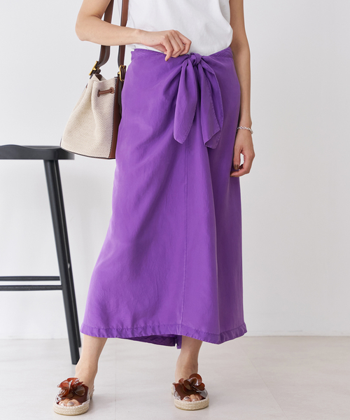 IENA（イエナ）の「TELA/テラ SILK RIBBON SK スカート