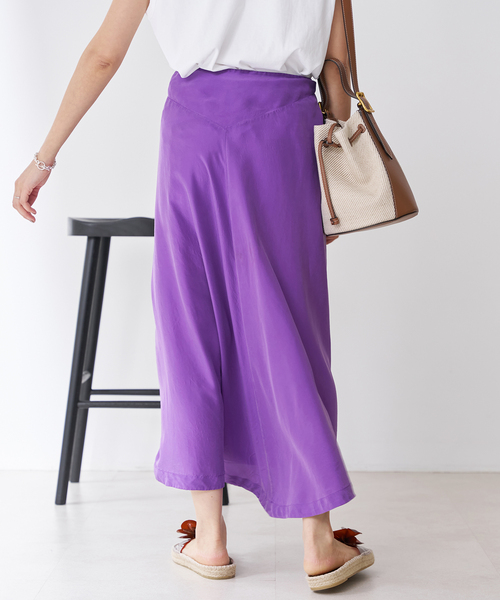 IENA（イエナ）の「TELA/テラ SILK RIBBON SK スカート