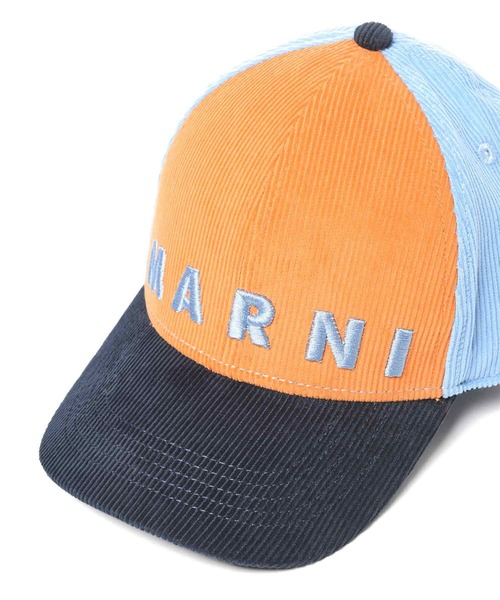 セール】MARNI（マルニ）Kids & Junior ブランドロゴキャップ