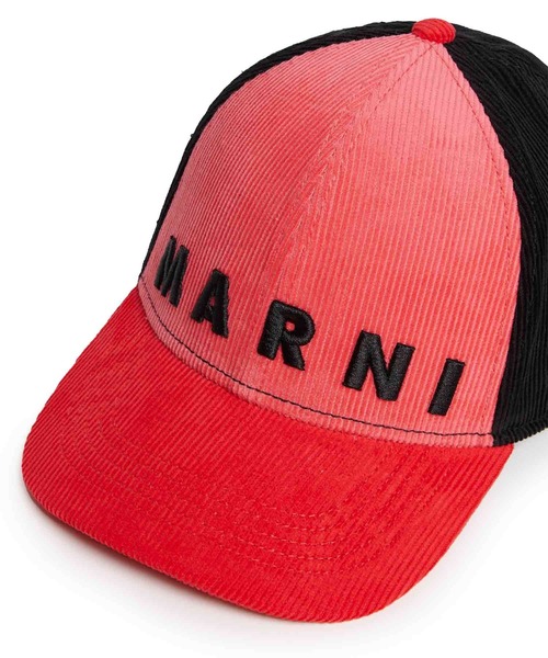 セール】MARNI（マルニ）Kids & Junior ブランドロゴキャップ