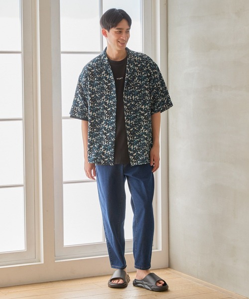 LAKOLE（ラコレ）の「アソートジャガードプリントシャツ / 121835（シャツ/ブラウス・メンズ・オレンジ/グリーン/グレー・MEDIUM/LARGE）」の22枚目の写真