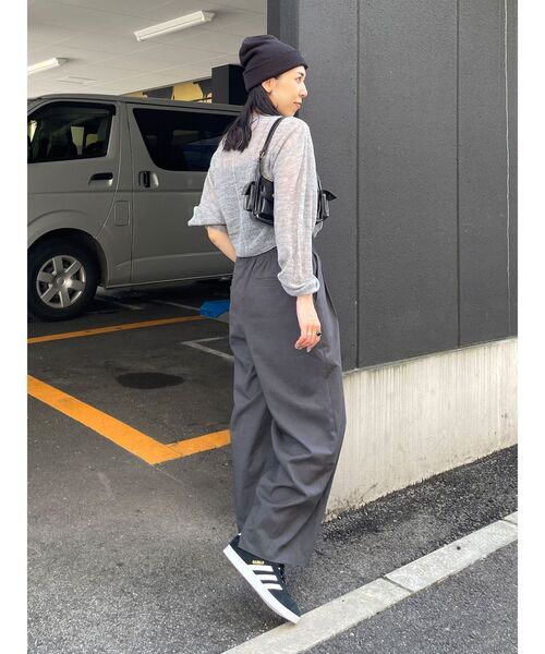 Ungrid(アングリッド)の「モヘヤ混シアーニット(ニット/セーター・レディース・ブラウン/グリーン/レッド/ライトグレー・FREE)」の19枚目の写真