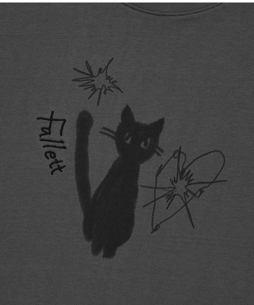 .KOM(ドットコム)の「A'GEM/9 × .kom 『FALLETT/ファレット』 NIGHT NERO CROP SHORT SLEEVE/ネロクロップショートスリーブ(Tシャツ/カットソー・レディース・チャコールグレー/ホワイト/ピンク・M)」の20枚目の写真