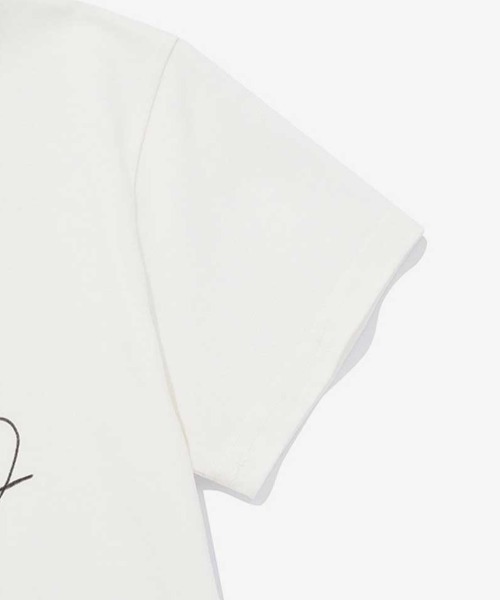 .KOM(ドットコム)の「A'GEM/9 × .kom 『FALLETT/ファレット』 NIGHT NERO CROP SHORT SLEEVE/ネロクロップショートスリーブ(Tシャツ/カットソー・レディース・チャコールグレー/ホワイト/ピンク・M)」の11枚目の写真