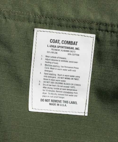 MILITARY(ミリタリー)の「【U.S MILITARY ユーエスミリタリー】 US ARMY JUNGLE FATIGUE JACKET 50/50 COMMERCIAL MODEL(ミリタリージャケット・メンズ・オリーブ/ブラック・MEDIUM/SMALL)」の11枚目の写真