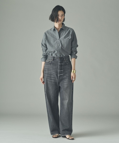 Curensology(カレンソロジー)/＜&RC＞ワイドルーズ　34 Curensology - カレンソロジー 〈&RC〉ワイドルーズデニムパンツ