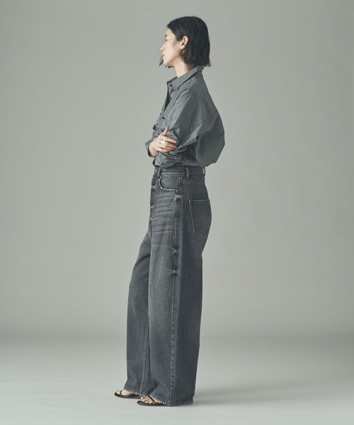Curensology カレンソロジー　〈&RC〉ワイドルーズデニムパンツ 34 Curensology｜<&RC>スーパーワイドルーズデニム | Rakuten