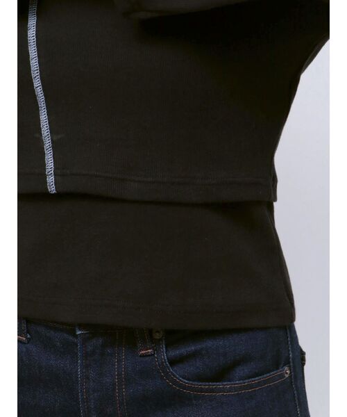 MURUA（ムルーア）の「マルチウェイレイヤードトップス（Tシャツ/カットソー・レディース・グレー/ブラック/カーキ・FREE）」の15枚目の写真