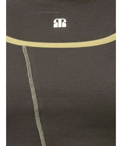 MURUA（ムルーア）の「マルチウェイレイヤードトップス（Tシャツ/カットソー・レディース・グレー/ブラック/カーキ・FREE）」の21枚目の写真