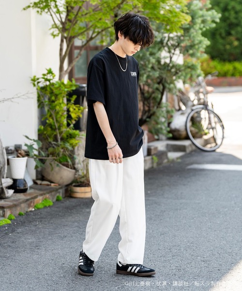 Rocky Monroe(ロッキーモンロー)の「アニメコラボ 転生したらスライムだった件 「リムル」イージーワイドスケーターパンツ(その他パンツ・メンズ・ホワイト/ブルーグレー/ブラック・M/L/XL)」の22枚目の写真