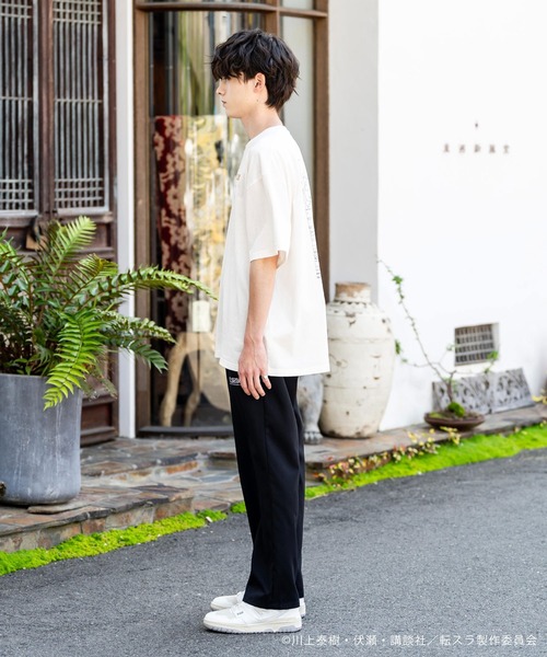 Rocky Monroe(ロッキーモンロー)の「アニメコラボ 転生したらスライムだった件 「リムル」イージーワイドスケーターパンツ(その他パンツ・メンズ・ホワイト/ブルーグレー/ブラック・M/L/XL)」の17枚目の写真