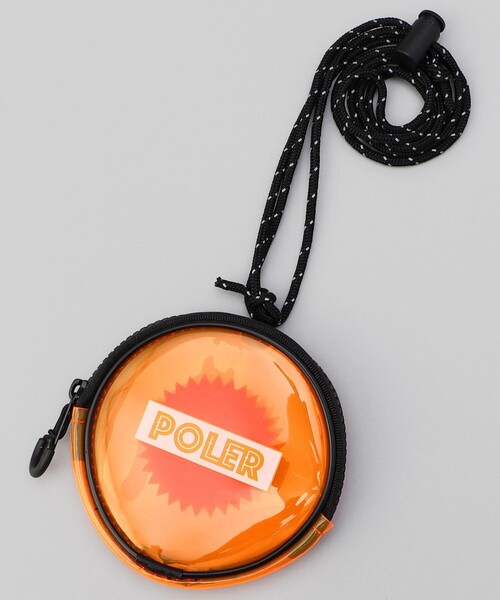 POLeR（ポーラー）の「POLeR/ポーラー HIGH&DRY PVC ROUND POUCH（コインケース・メンズ・ブラック/オレンジ/キャメル/その他9・ONE SIZE）」の4枚目の写真