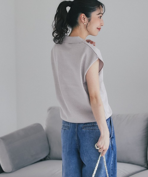 La boutique BonBon（ラブティックボンボン）の「ラメポロニット