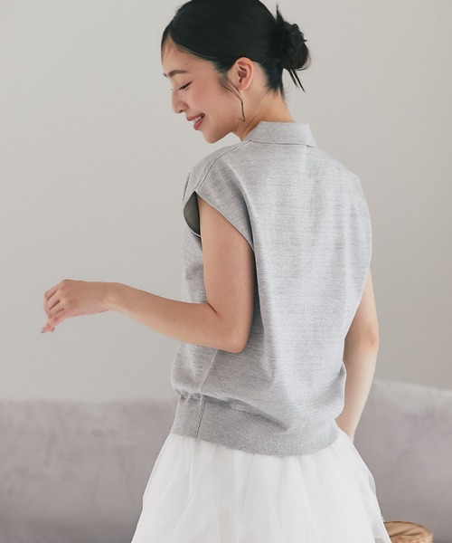 ラブティックボンボン　ラメポロニット ラメポロニット | La boutique BonBon(ラブティックボンボン