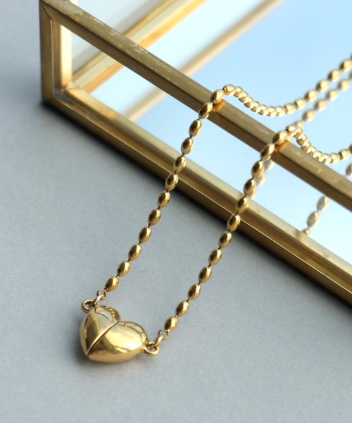 ハートマグネットステンレスネックレス（ネックレス）｜Three Four