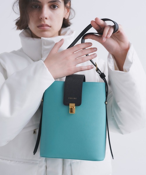 セール】Leather Flap Bucket Bag（ショルダーバッグ）｜CULLNI