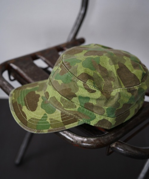 MILITARY（ミリタリー）の「【Military Reproduts　ミリタリーリプロダクツ】USタイプ ファティーグキャップ（キャップ・メンズ・カモフラージュ/ベージュ系・FREE）」の3枚目の写真