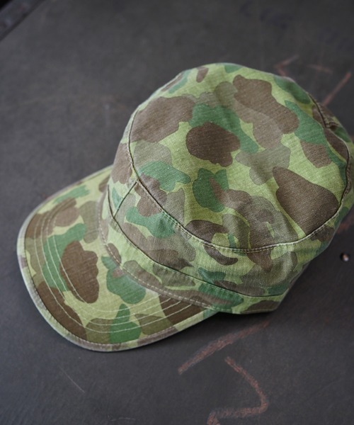 MILITARY（ミリタリー）の「【Military Reproduts　ミリタリーリプロダクツ】USタイプ ファティーグキャップ（キャップ・メンズ・カモフラージュ/ベージュ系・FREE）」の4枚目の写真