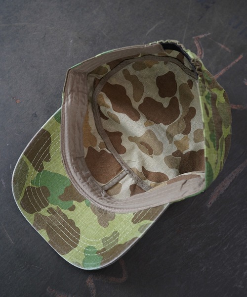 MILITARY（ミリタリー）の「【Military Reproduts　ミリタリーリプロダクツ】USタイプ ファティーグキャップ（キャップ・メンズ・カモフラージュ/ベージュ系・FREE）」の5枚目の写真