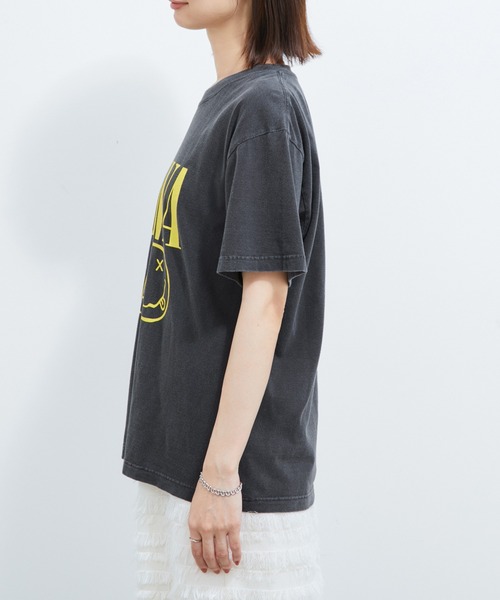 Nirvana ガーゼシャツ風カットソー Nirvana ガーゼシャツ風カットソー - トップス最新
