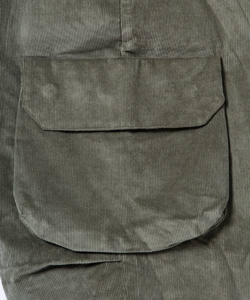 430（フォーサーティ）の「mp12671-CORD CARGO PANTS カーゴパンツ（カーゴパンツ・メンズ・ブラック/カーキ/アイボリー/ブラウン・0/1/2/3）」の9枚目の写真