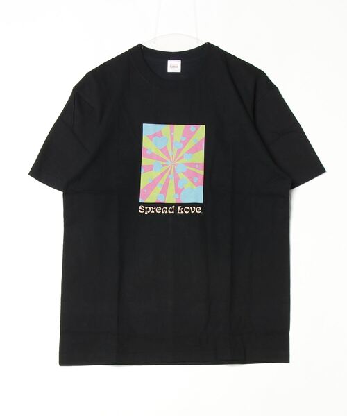 Mag.(マグ)の「【Spread Love】オリジナルプリント S/S T(Tシャツ/カットソー・レディース・ホワイト/ブラック・MEDIUM/LARGE)」の2枚目の写真