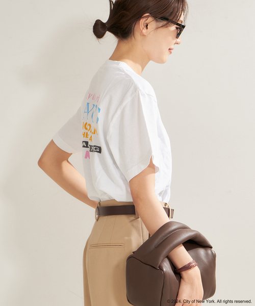 plage（プラージュ）の「NYC ロゴTシャツ 4（Tシャツ/カットソー・レディース・ホワイト・FREE）」の2枚目の写真