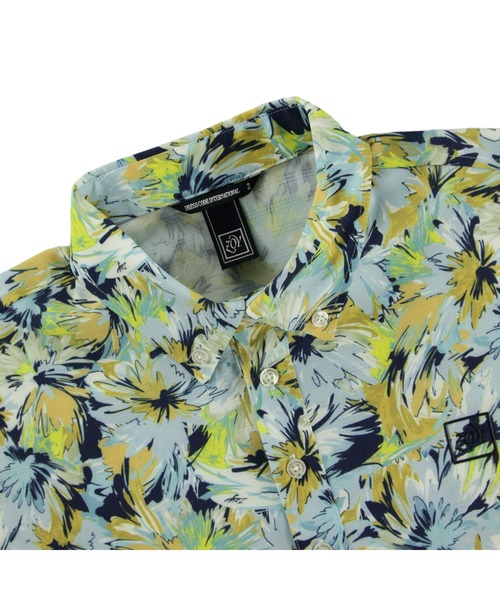ZOY（ゾーイ）の「MENS ドライフラワープリント 半袖シャツ（シャツ/ブラウス・メンズ・ワイン系/スカイブルー・X-LARGE/LARGE/MEDIUM/SMALL）」の5枚目の写真