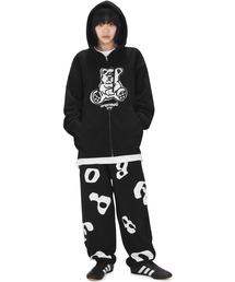 OY/オーワイ』 SPRAYED ODOLLY HOODIE ZIP UP/スプレーオードリー